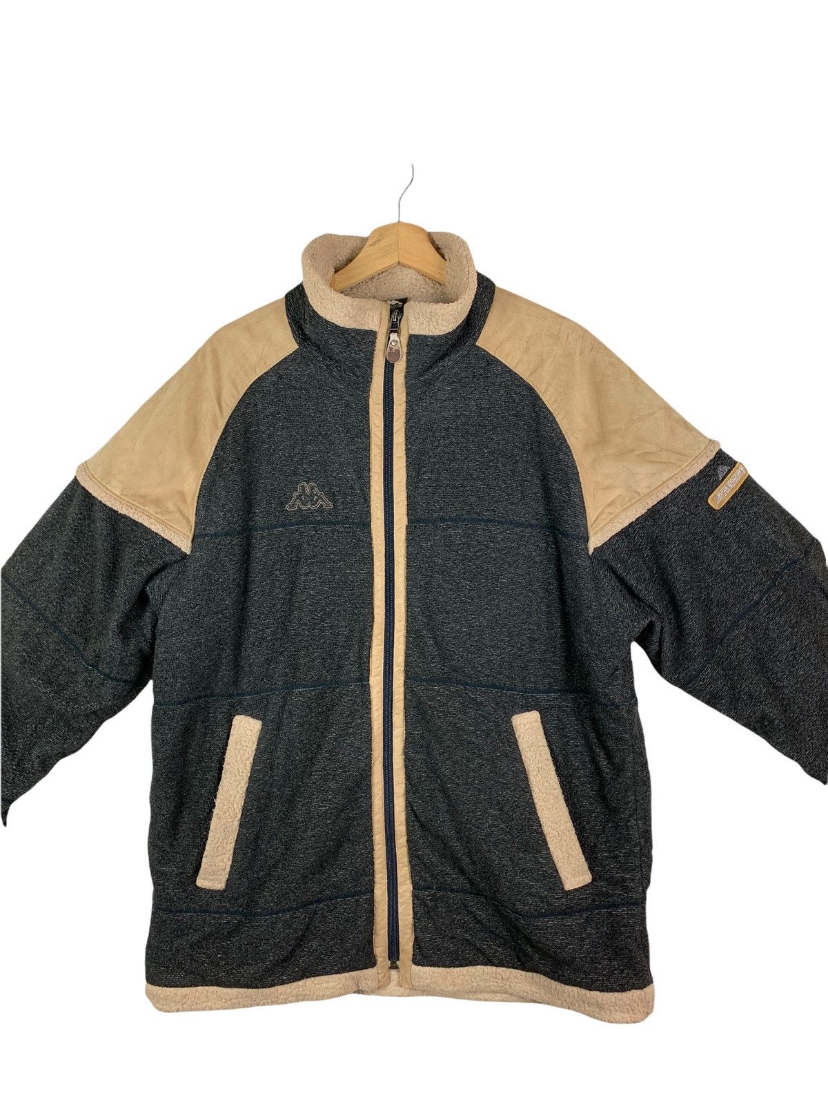 Vintage Kappa Aerothemo Bomber Fleece Jacket