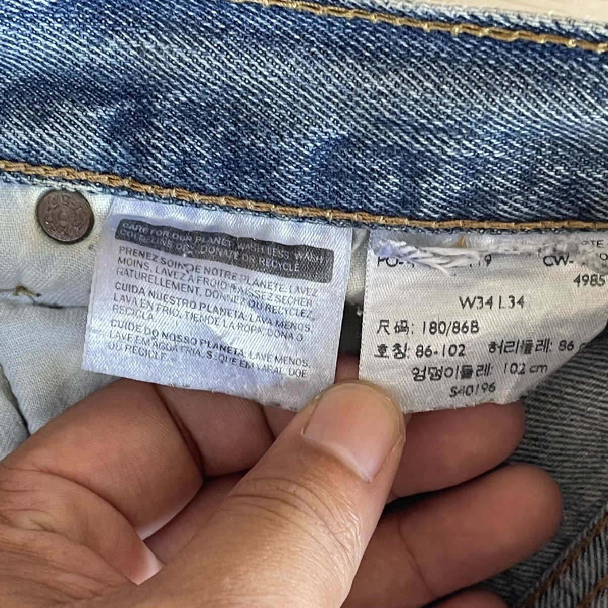 Levi's RARE💥Levis 501 Light Blue Jeans Size 34 Size US 34 / EU 50 - 13 Thumbnail