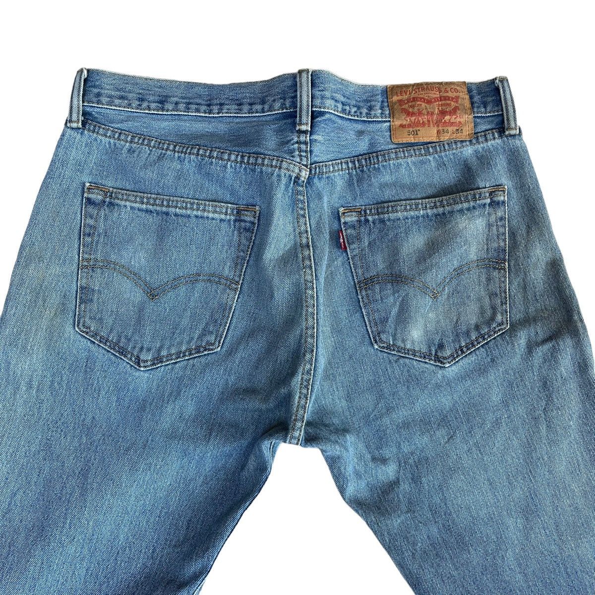 Levi's RARE💥Levis 501 Light Blue Jeans Size 34 Size US 34 / EU 50 - 9 Thumbnail
