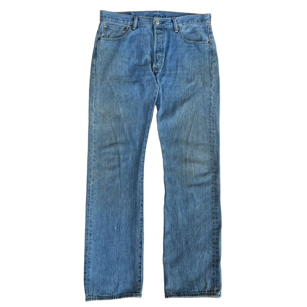 Levi's RARE💥Levis 501 Light Blue Jeans Size 34 Size US 34 / EU 50 - 2 Thumbnail