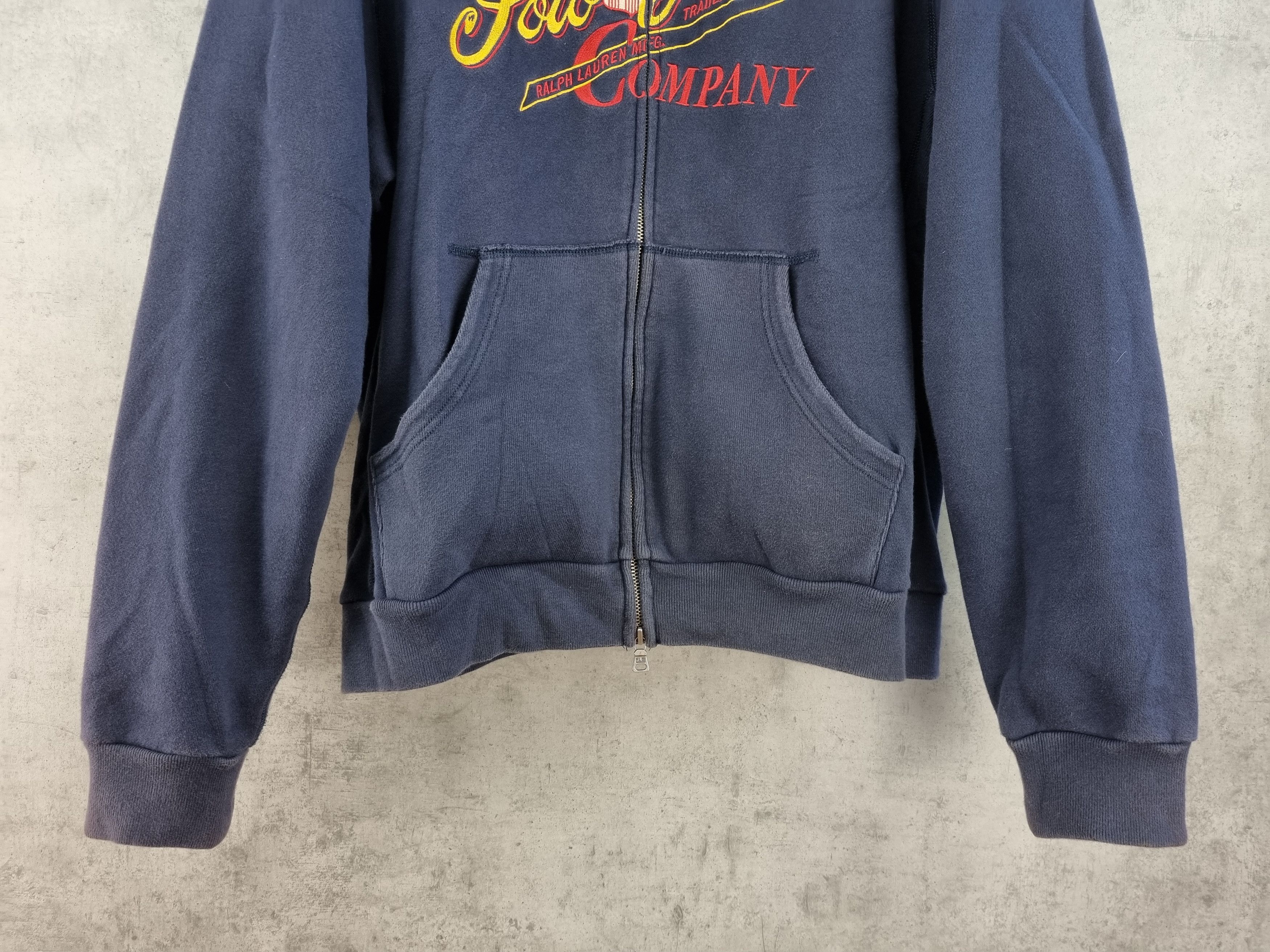 Polo Ralph Lauren × Ralph Lauren × Vintage Rare 90s Faded Polo Ralph Lauren hooded zipped track top Size US XL / EU 56 / 4 - 18 Thumbnail