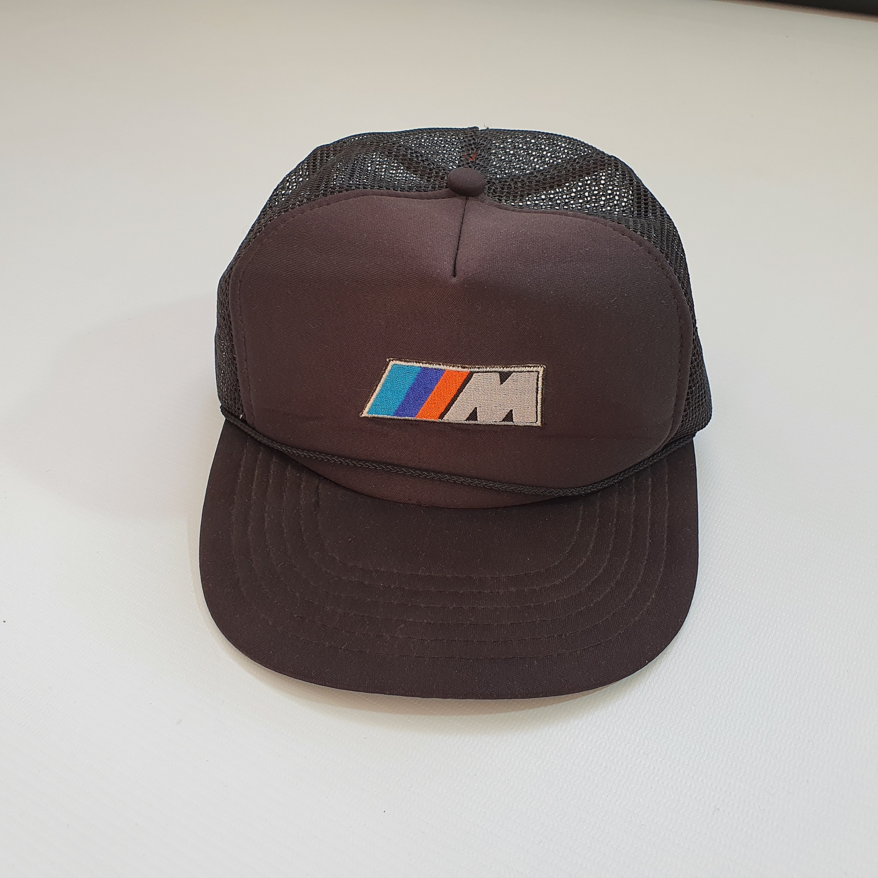 BMW × Vintage 80s BMW CAP Embroidered Logo Vintage Snap Back Cap Size ONE SIZE - 1 Thumbnail
