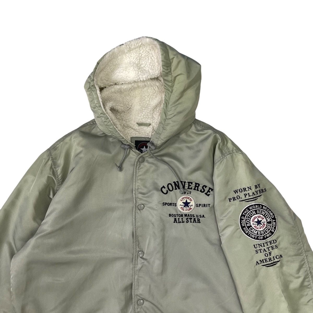 Vintage 90s Converse Long Zipper Jacket Size XL