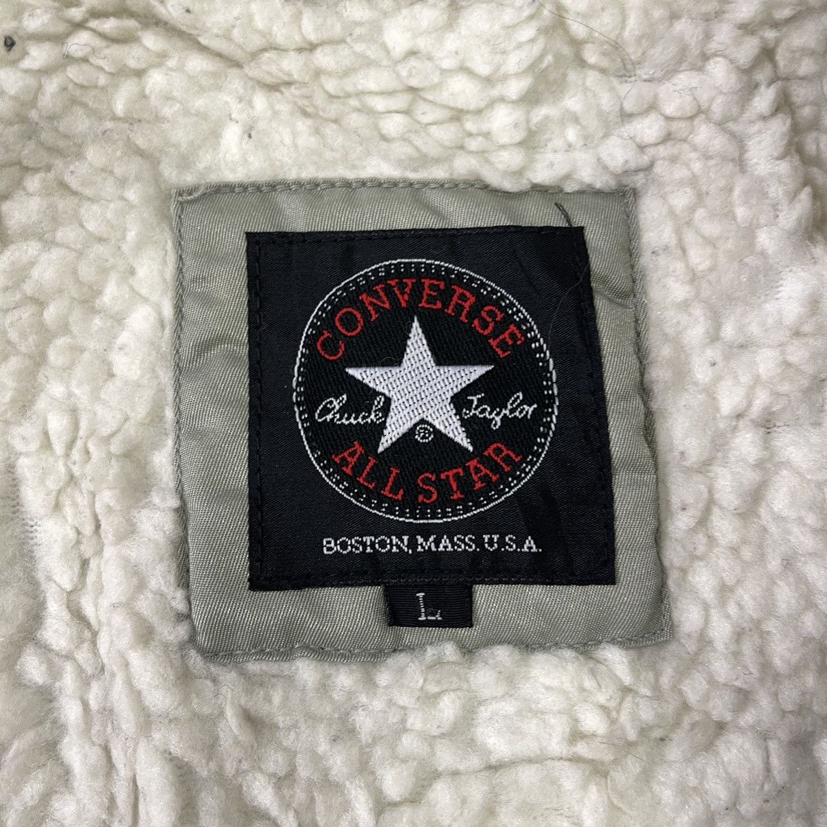 Vintage 90s Converse Long Zipper Jacket Size XL
