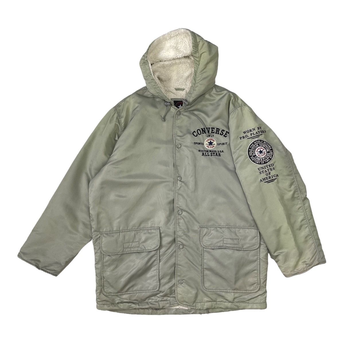 Vintage 90s Converse Long Zipper Jacket Size XL