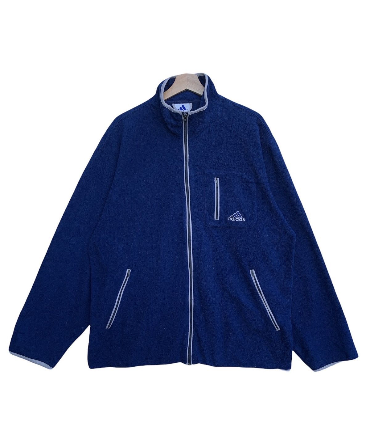 Vintage90s Adidas Small Embroidery Fleece Jacket
