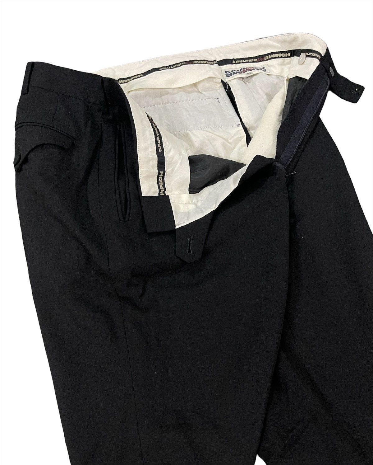 Gaultier Homme Objet × Jean Paul Gaultier Jean Paul Gaultier Homme Object Black Trousers Pant Size US 30 / EU 46 - 7 Thumbnail
