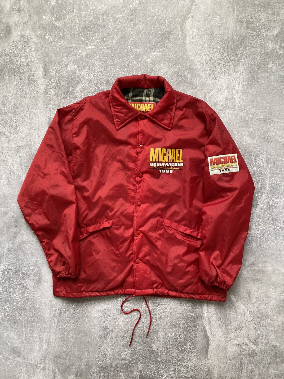 Vintage Vintage 1996 Michael Schumacher Original Team Edition Jacket Size US L / EU 52-54 / 3 - 3 Thumbnail