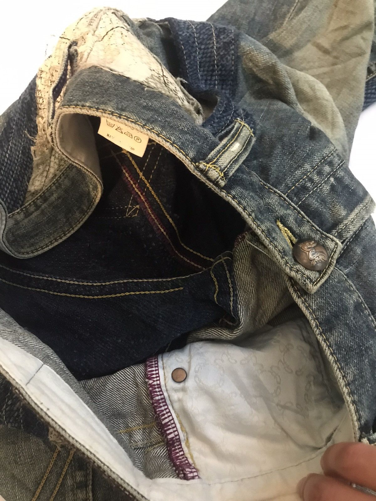 Beauty Beast × Handmade × Japanese Brand handmade jeans made in japan Size US 34 / EU 50 - 8 Thumbnail