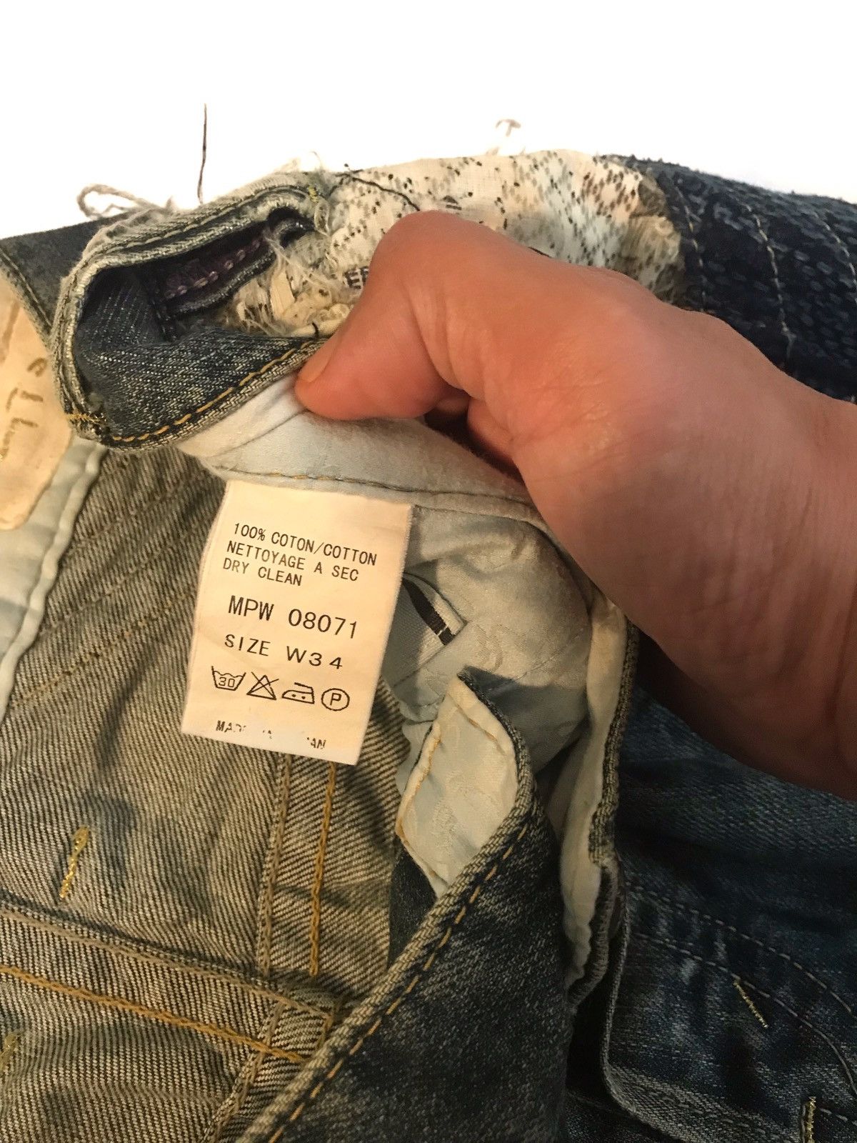 Beauty Beast × Handmade × Japanese Brand handmade jeans made in japan Size US 34 / EU 50 - 7 Thumbnail