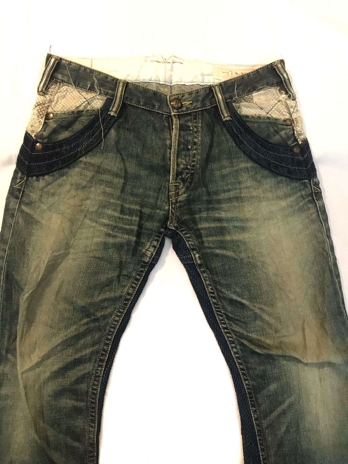 Beauty Beast × Handmade × Japanese Brand handmade jeans made in japan Size US 34 / EU 50 - 4 Thumbnail