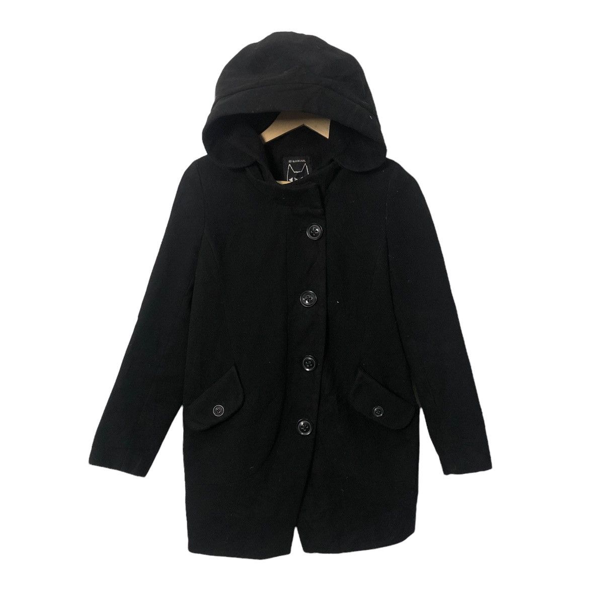 Black Label Vintage A02 Blacklabel Button Ups Hoodie Coat Jacket Size S / US 4 / IT 40 - 2 Thumbnail