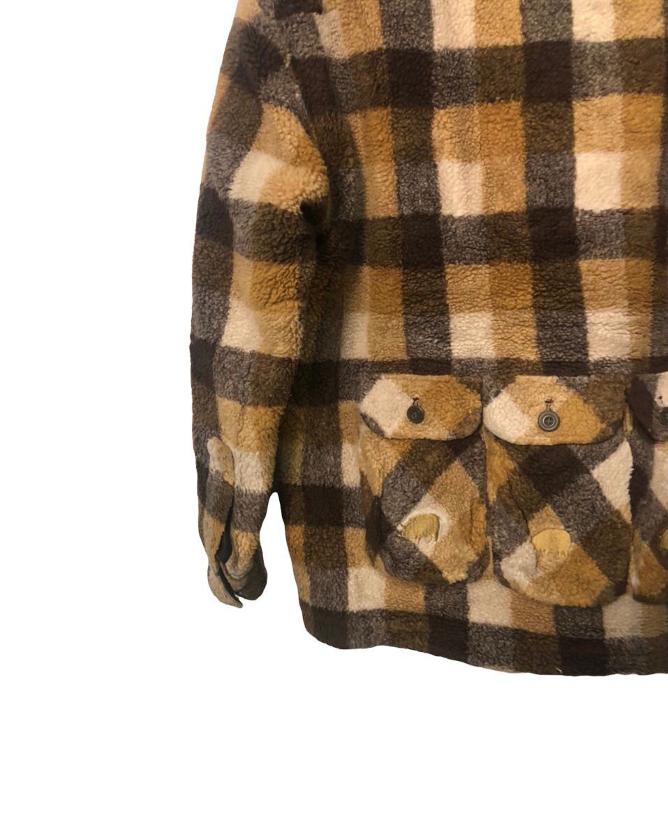 Japanese Brand × Vintage Vintage Drug Store’s Button Ups Plaid Hoodie Jacket Size US L / EU 52-54 / 3 - 7 Thumbnail