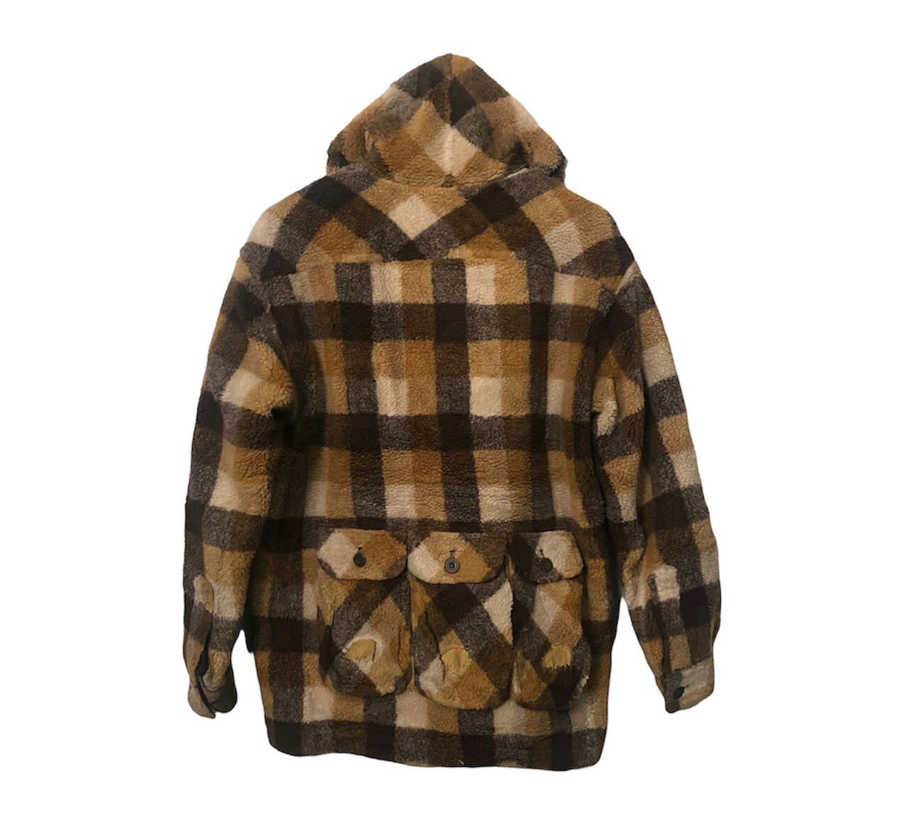 Japanese Brand × Vintage Vintage Drug Store’s Button Ups Plaid Hoodie Jacket Size US L / EU 52-54 / 3 - 5 Thumbnail