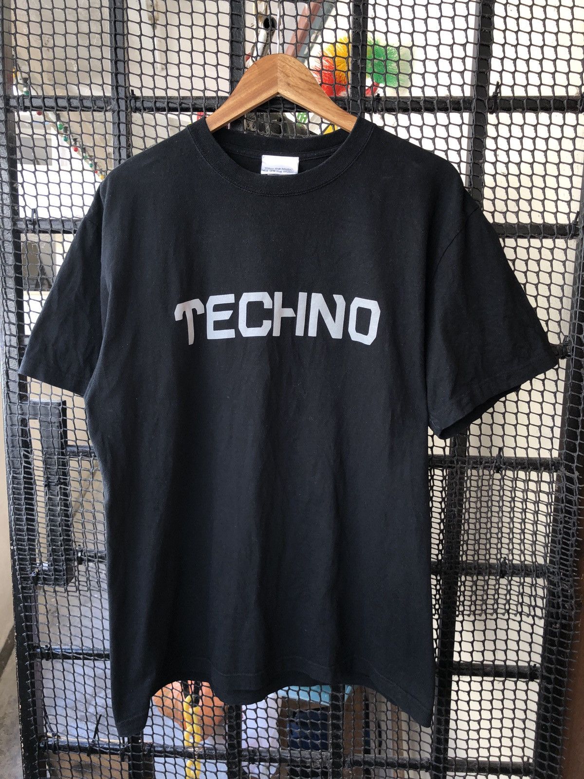 Japanese Brand TECHNO SPELL OUT T SHIRT BY TOWER RECORDS Size US L / EU 52-54 / 3 - 1 Thumbnail