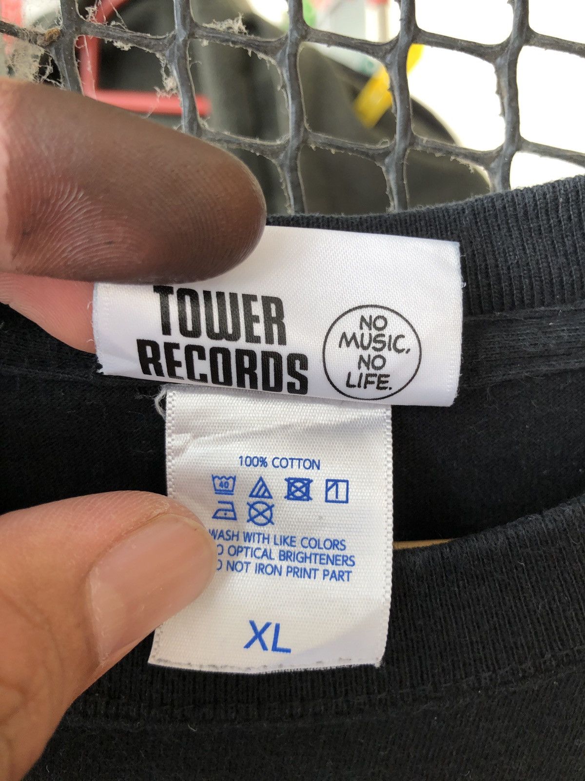 Japanese Brand TECHNO SPELL OUT T SHIRT BY TOWER RECORDS Size US L / EU 52-54 / 3 - 6 Thumbnail