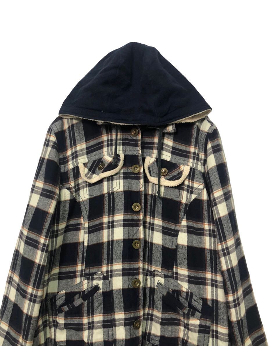 Japanese Brand Vintage Smith’s American Button Ups Plaid Hoodie Jacket Size US M / EU 48-50 / 2 - 4 Thumbnail