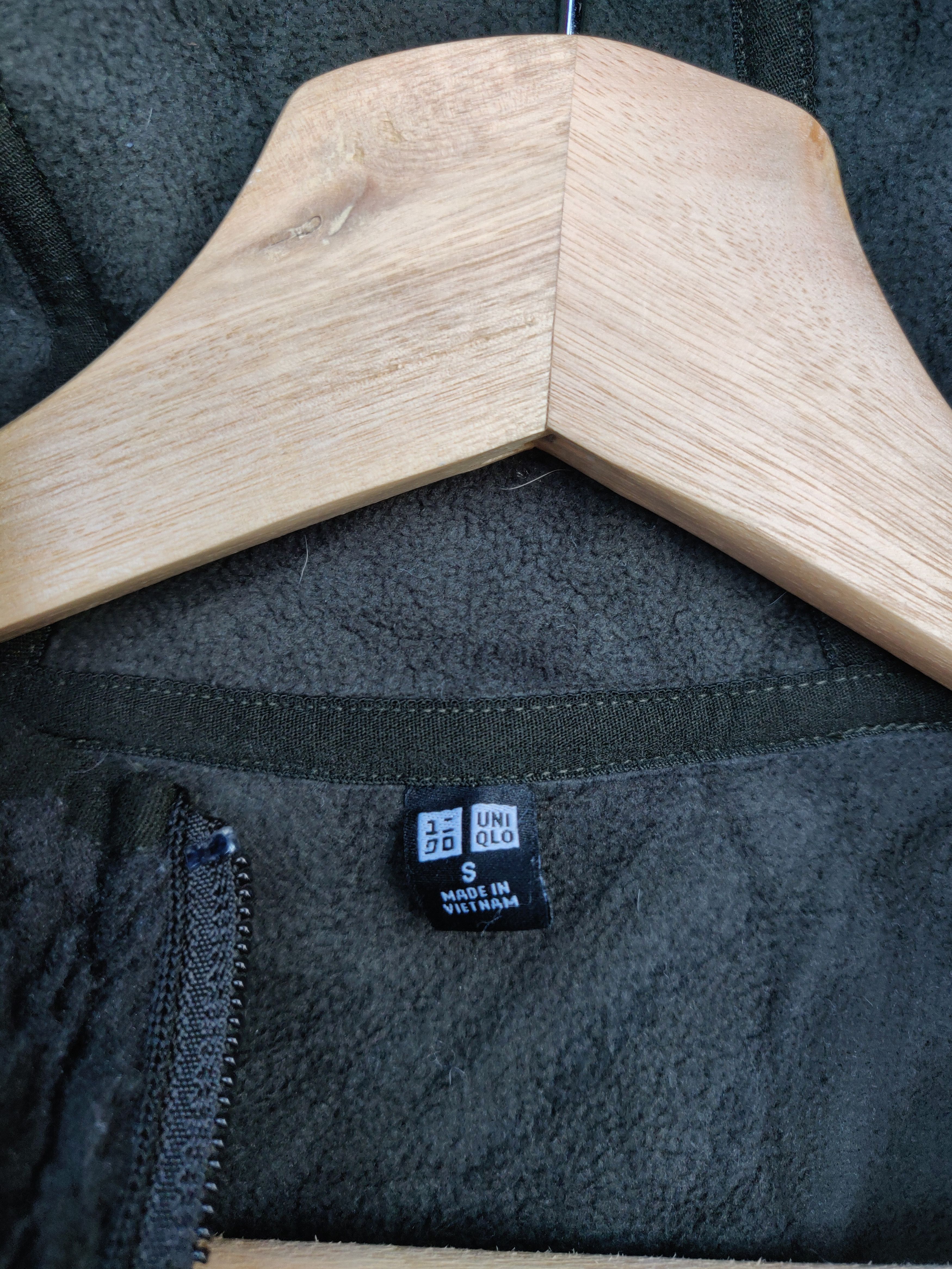 Japanese Brand UNIQLO Sherpa Fleece Hoodie Jacket