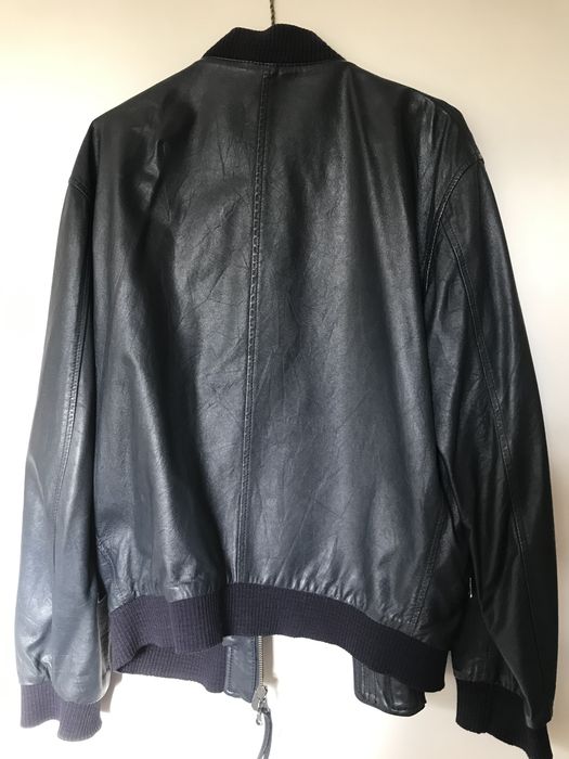 Lot 78 LOT 78 Leather bomber jacket made in Italy | Grailed