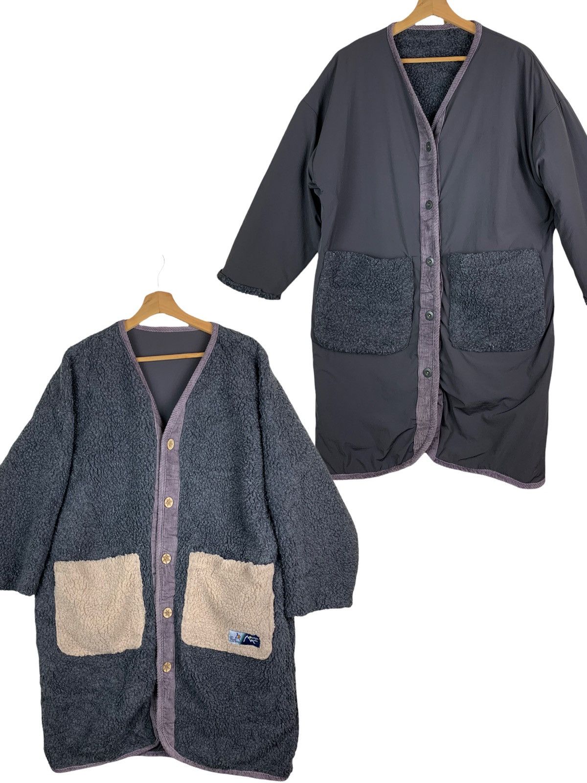 Go Slow Caravan x Mountain Mania Reversible Sherpa Jacket