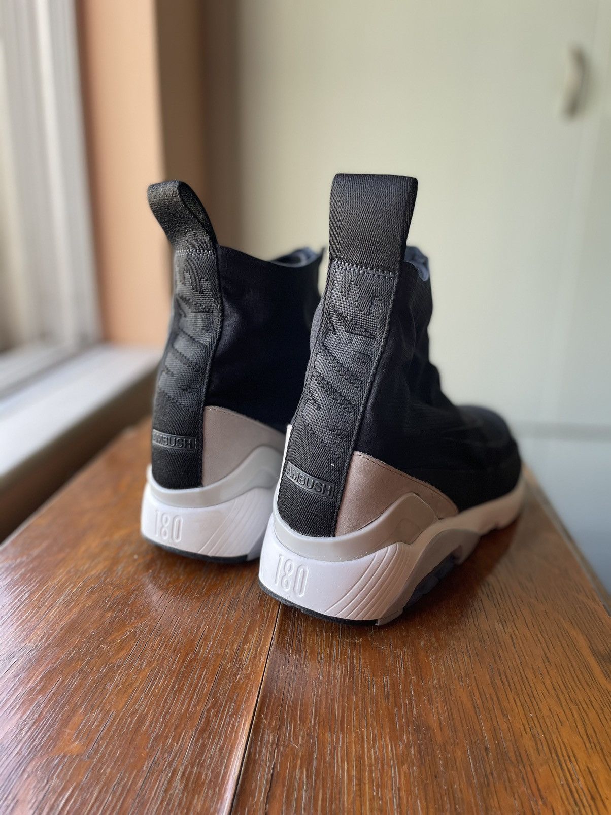 Ambush Design × Nike AMBUSH X Nike Air Max 180 High Black 2019 Size US 8.5 / EU 41-42 - 3 Thumbnail