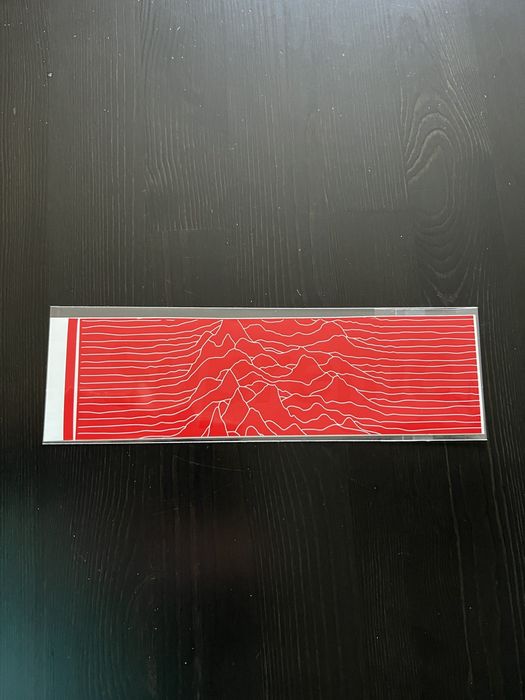 Supreme Supreme Joy Division Peter Saville Sticker 2005 | Grailed