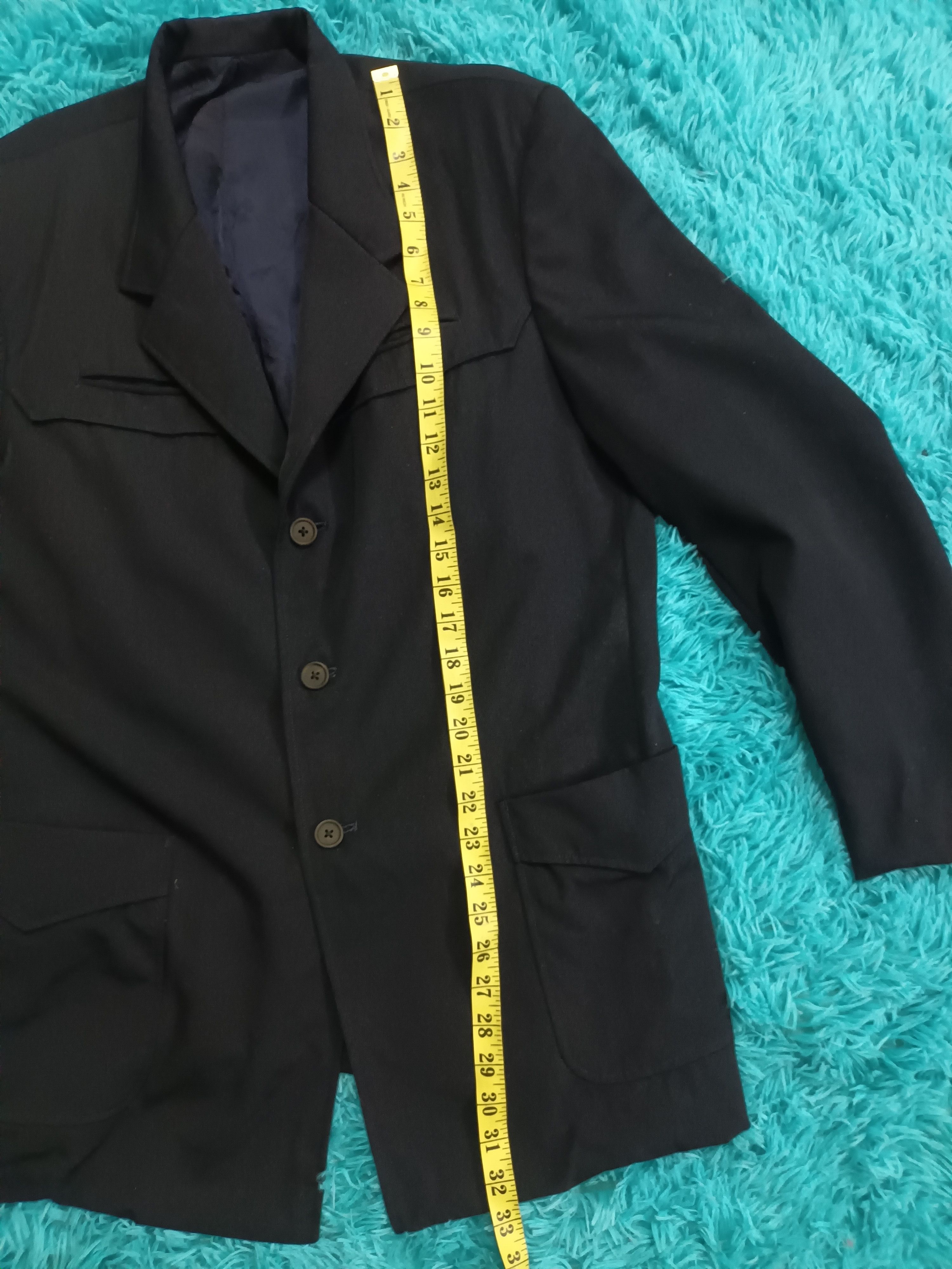 Yohji Yamamoto 🔥YOHJI YAMAMOTO Y'S FOR MEN BLACK BLAZER 🔥 Size 42R - 10 Thumbnail