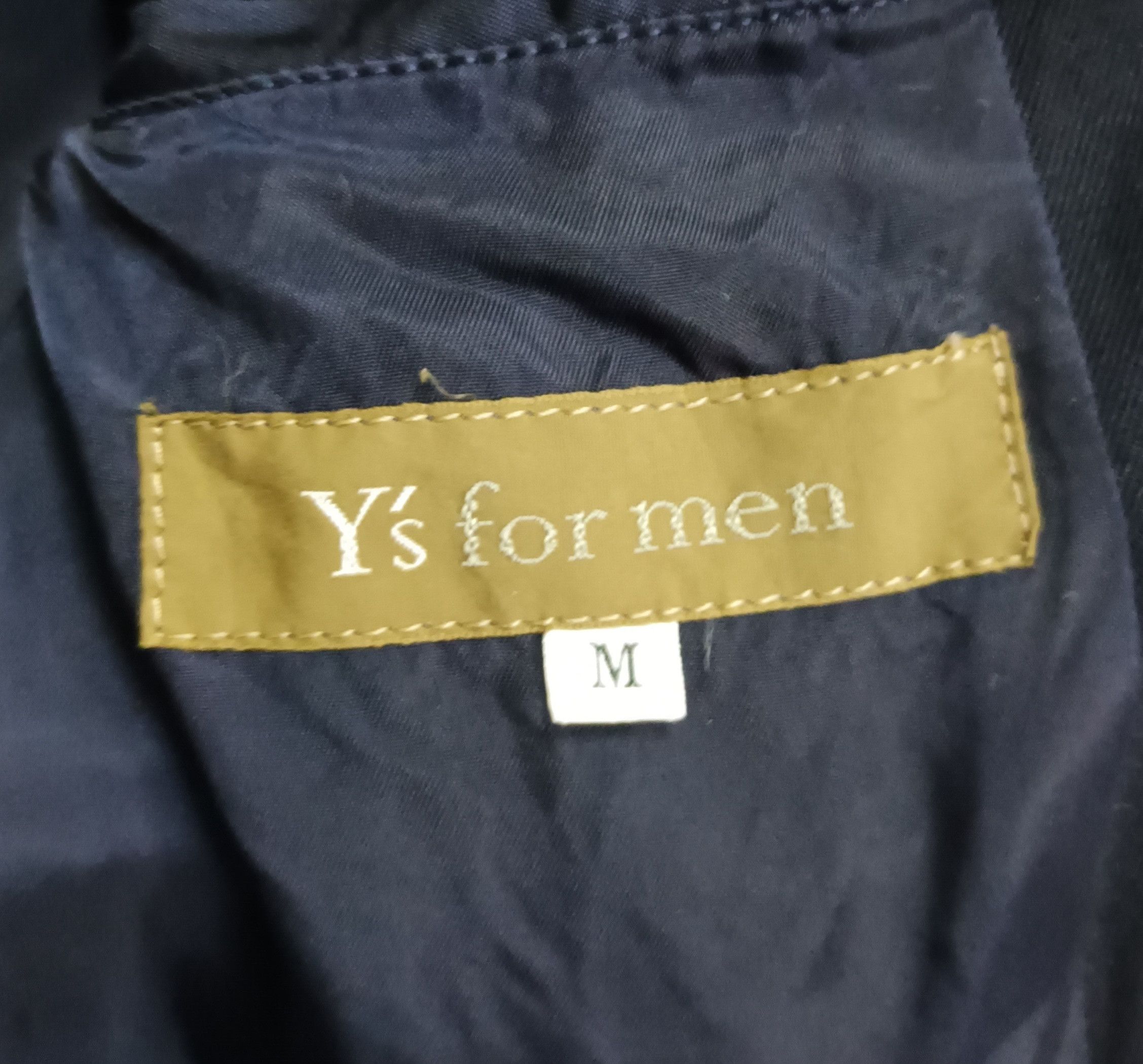 Yohji Yamamoto 🔥YOHJI YAMAMOTO Y'S FOR MEN BLACK BLAZER 🔥 Size 42R - 3 Thumbnail