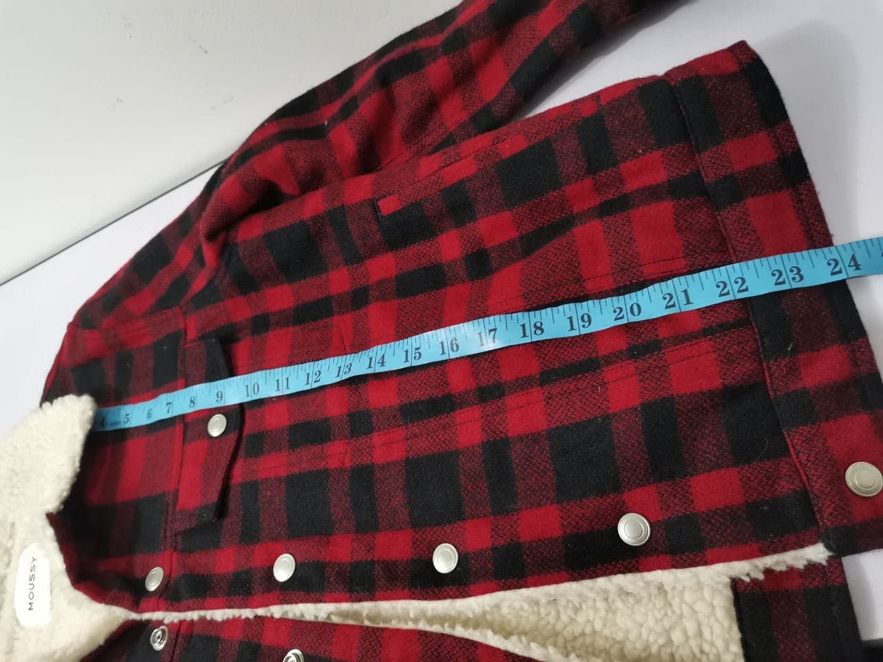 Japanese Brand × Vintage Vintage Moussy Japanase Fur JacketCheckred Punk Size US S / EU 44-46 / 1 - 6 Thumbnail