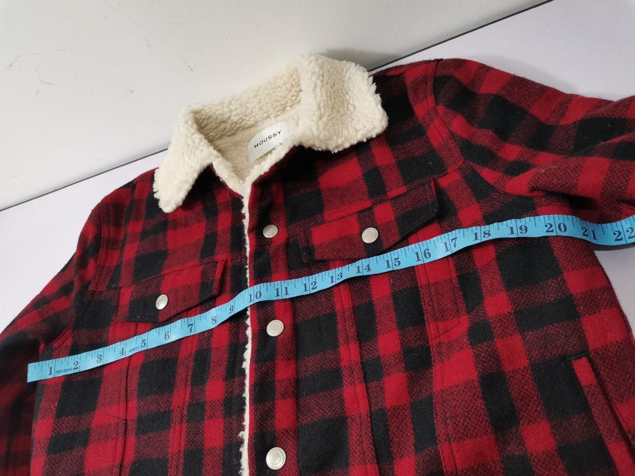 Japanese Brand × Vintage Vintage Moussy Japanase Fur JacketCheckred Punk Size US S / EU 44-46 / 1 - 5 Thumbnail