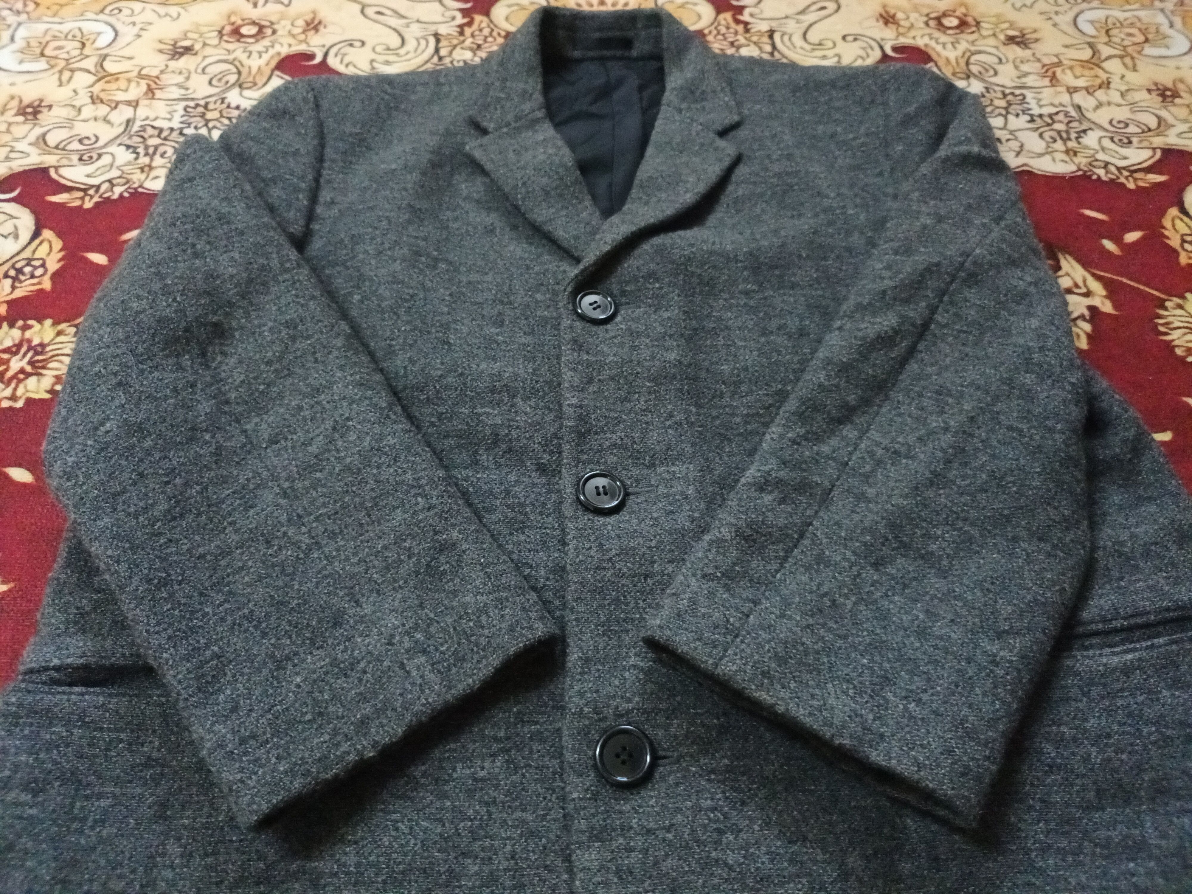 Issey Miyake 🔥 ISSEY MIYAKE CABANE DE ZUCCA WOOL JACKET / COAT Size US XL / EU 56 / 4 - 10 Thumbnail