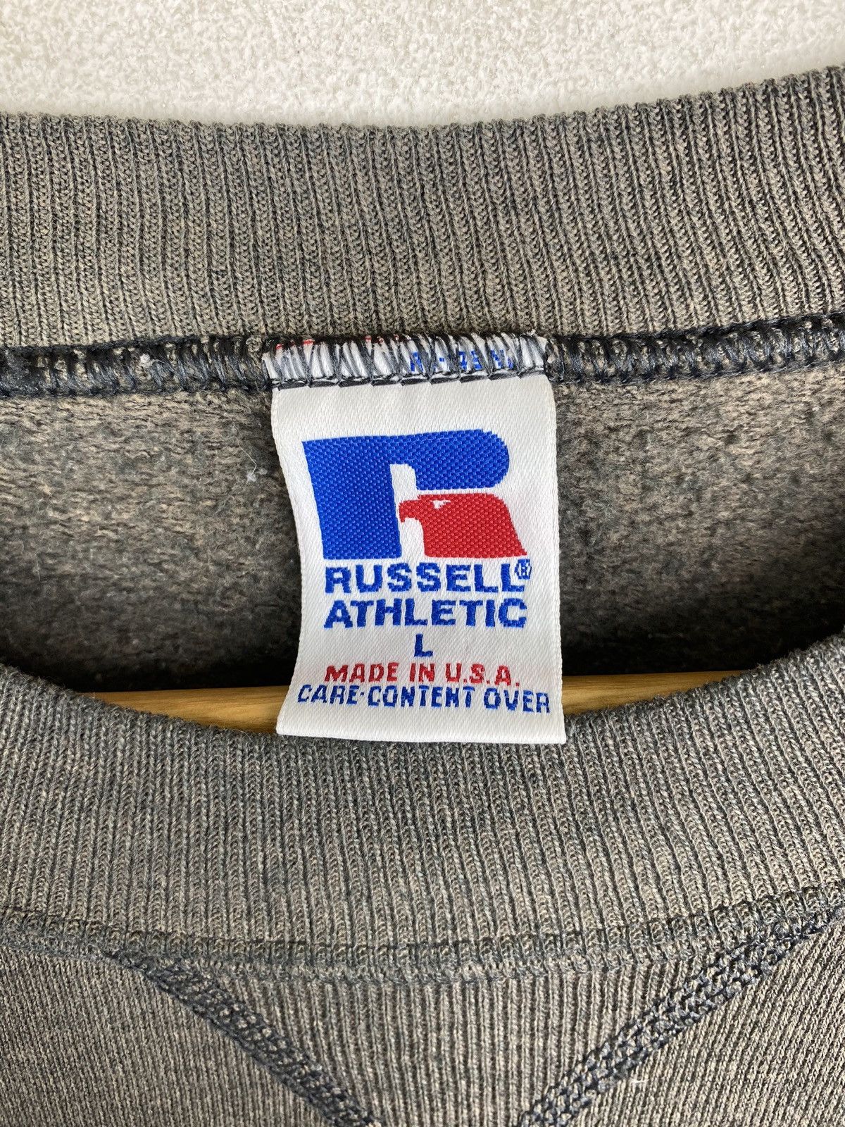 Russell Athletic × Vintage VINTAGE RUSSELL ATHLETIC BIG LOGO SWEATSHIRT PULLOVER Size US L / EU 52-54 / 3 - 4 Thumbnail