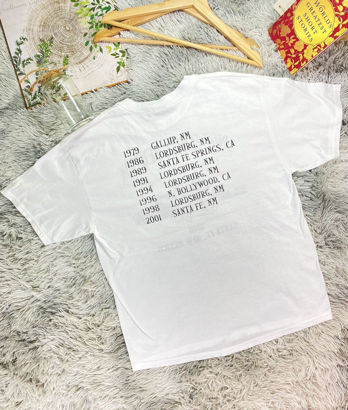 Hanes × Vintage Vintage Ruiz Family Reunion 2001 Y2K white T Shirt Size L Size US L / EU 52-54 / 3 - 6 Thumbnail