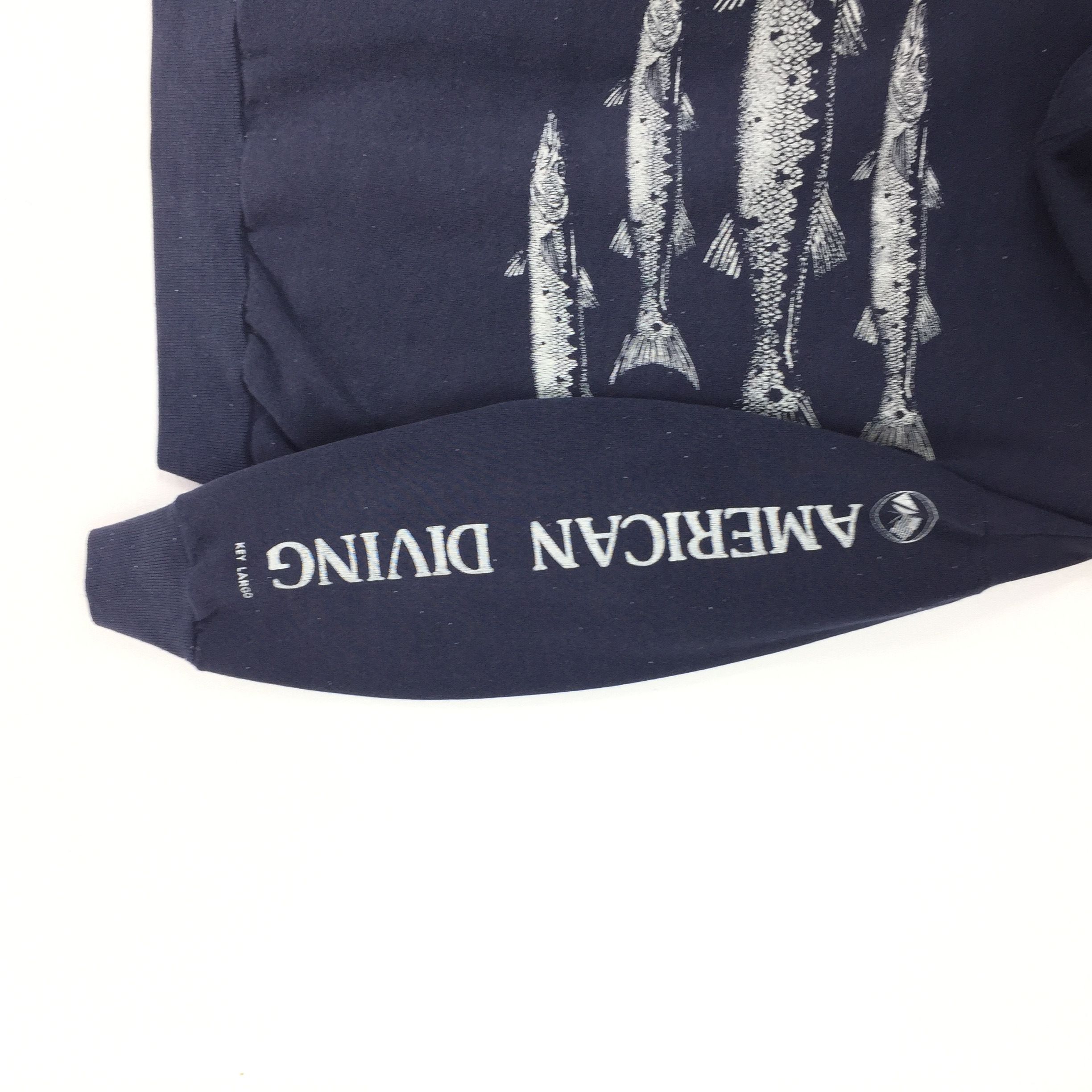 Vintage Vintage American Diving Sea Fishing Hoodie Size US S / EU 44-46 / 1 - 3 Thumbnail