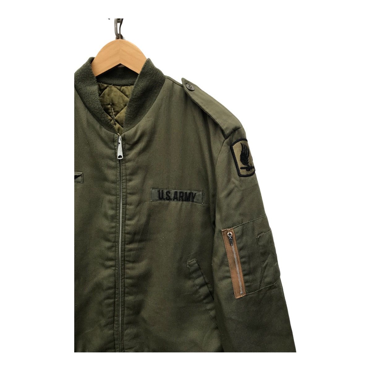 Vintage Vintage US Army Military Simco Zipper Bomber Jacket Size US L / EU 52-54 / 3 - 5 Thumbnail