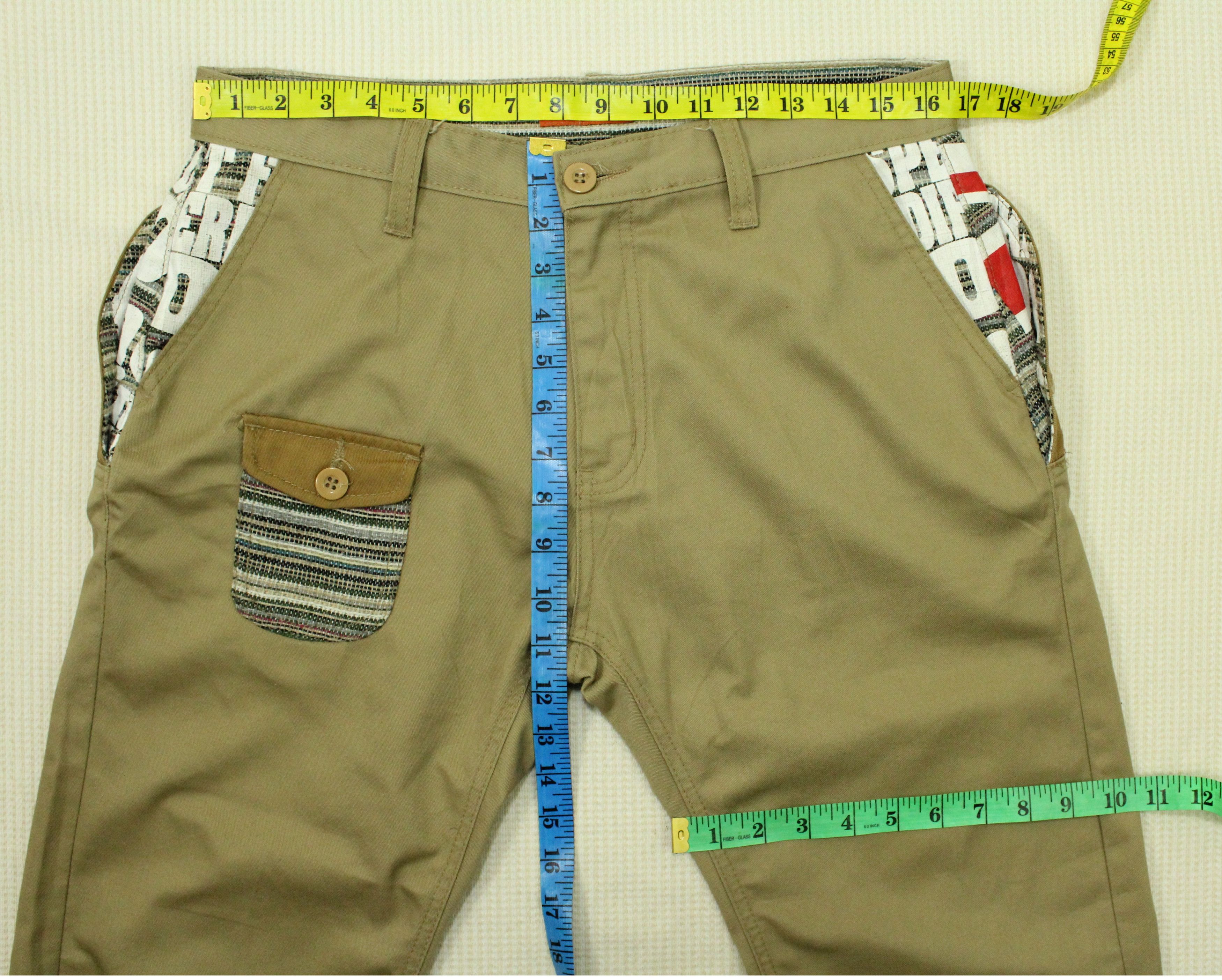 Japanese Brand FULL GLOW Pants Punk Seditionaries Pants UK Flag Size US 33 - 11 Thumbnail