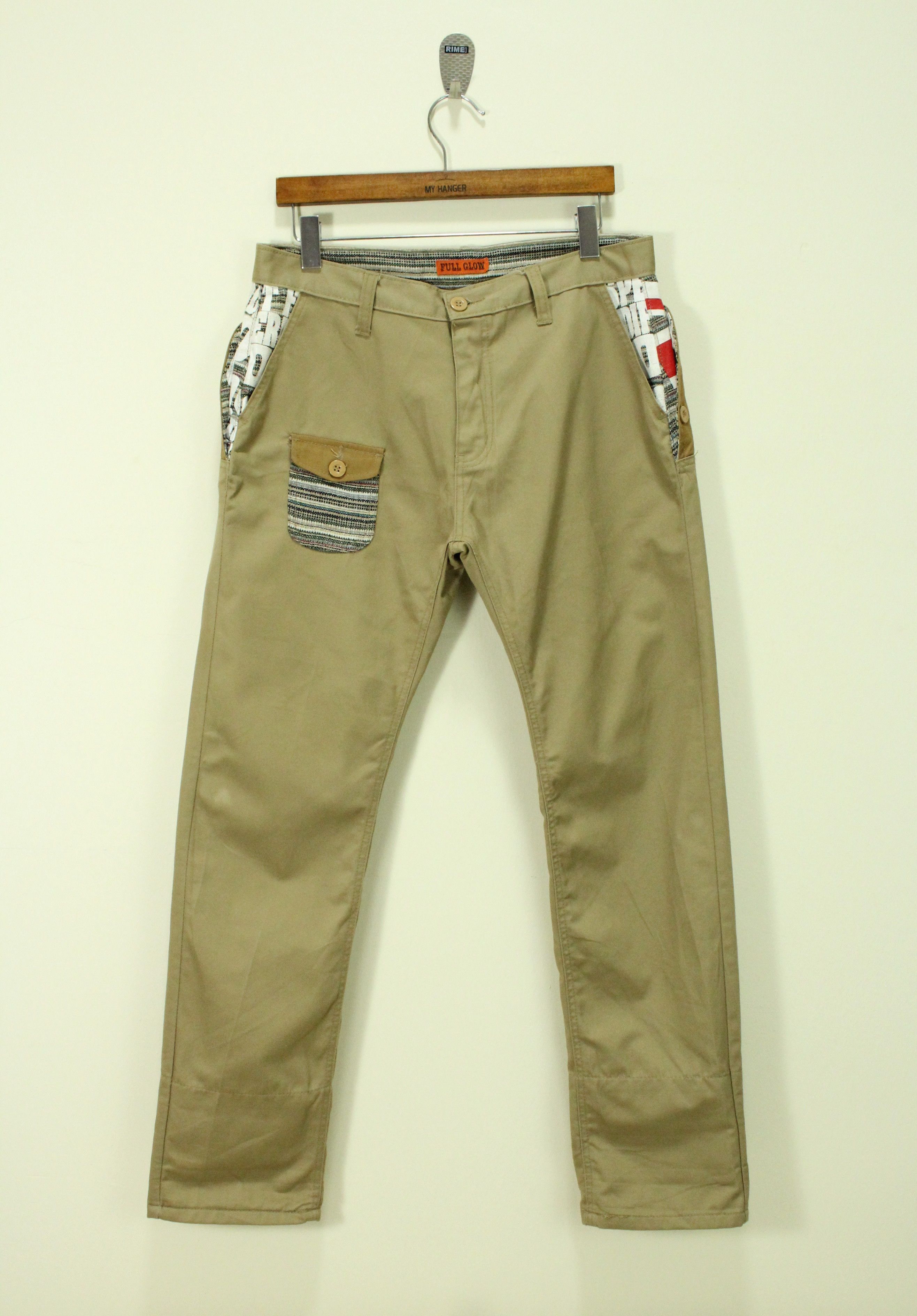 Japanese Brand FULL GLOW Pants Punk Seditionaries Pants UK Flag Size US 33 - 2 Thumbnail