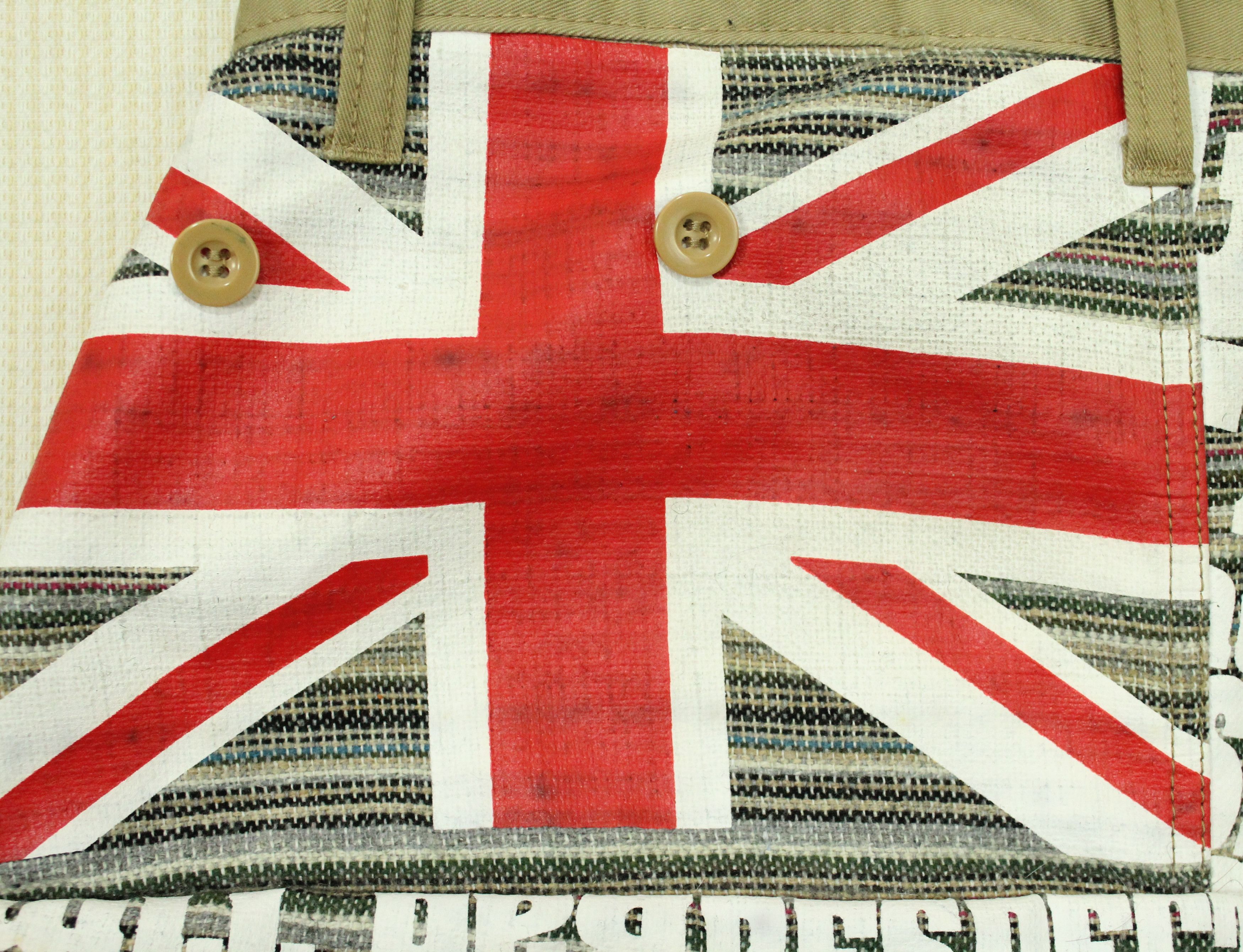 Japanese Brand FULL GLOW Pants Punk Seditionaries Pants UK Flag Size US 33 - 9 Thumbnail