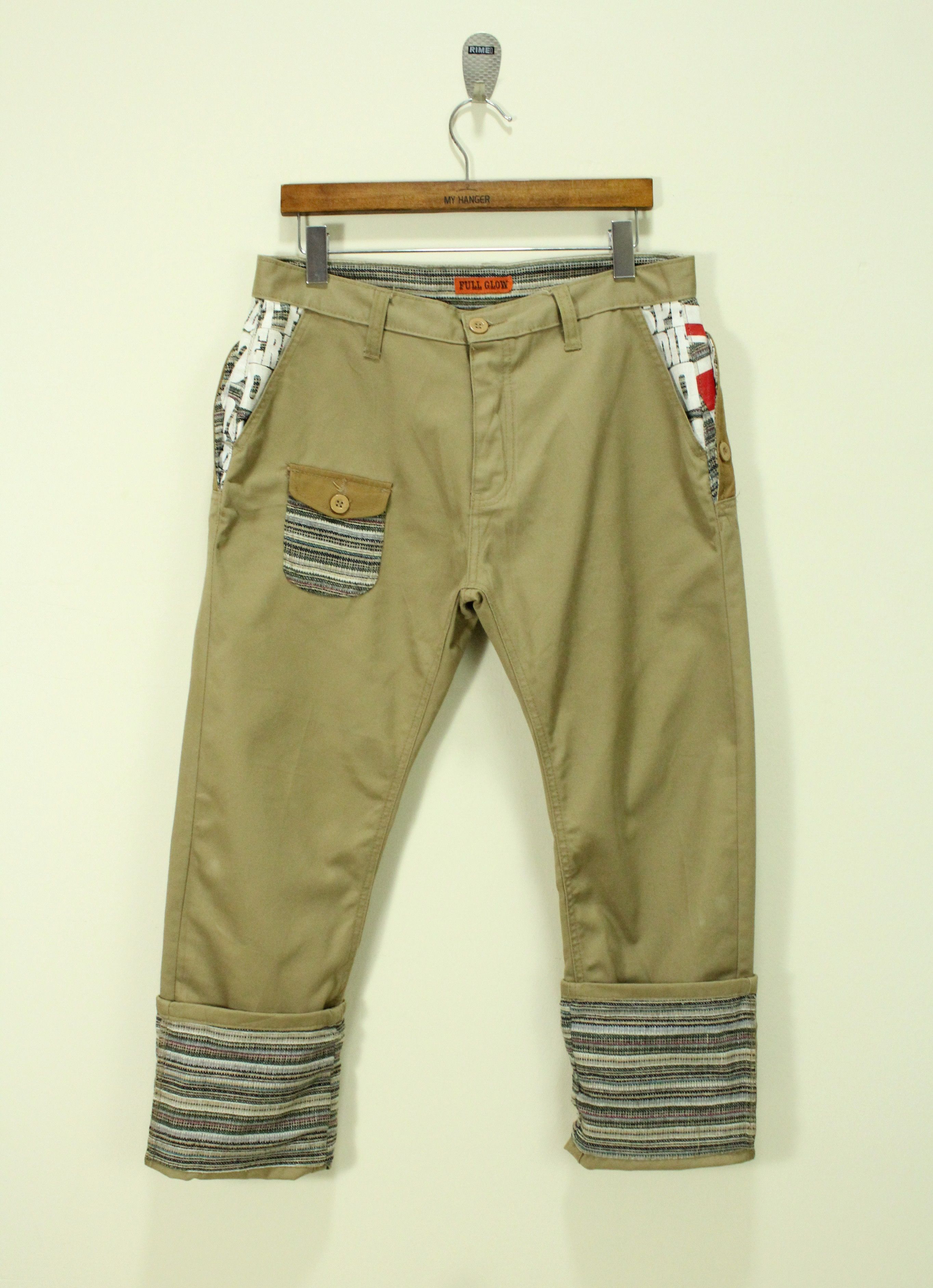 Japanese Brand FULL GLOW Pants Punk Seditionaries Pants UK Flag Size US 33 - 4 Thumbnail