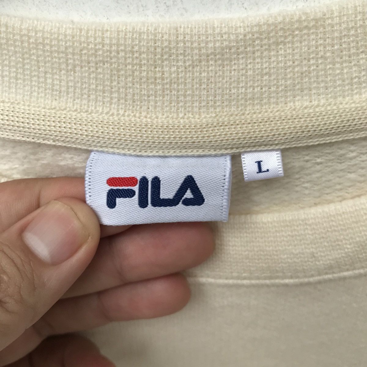 Fila × Vintage Vintage Fila Biella Italia Big Logo Hoodie Jacket Outwear Size US L / EU 52-54 / 3 - 4 Thumbnail