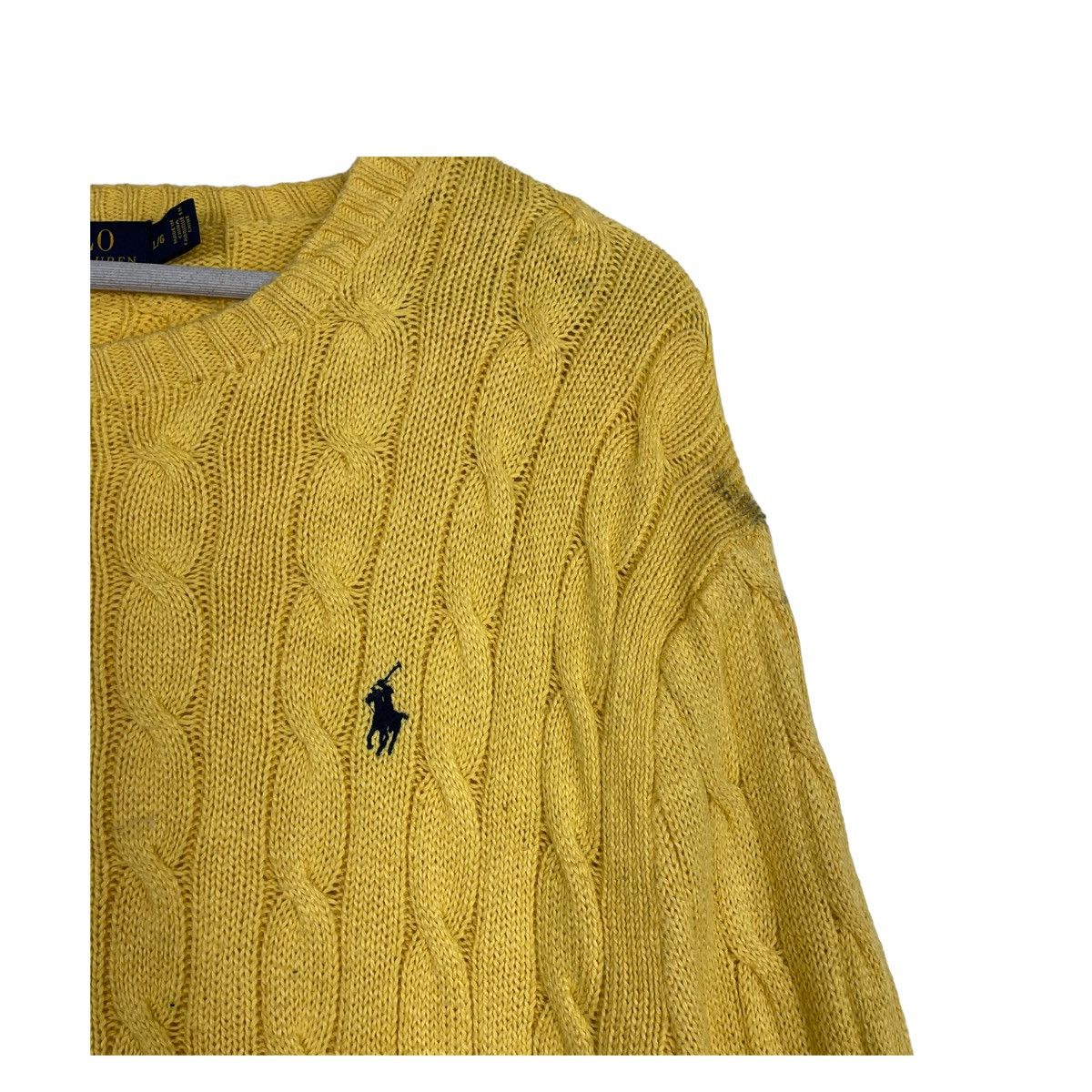Polo Ralph Lauren × Vintage 💥 POLO RL KNIT LOOSE SLEEVE CREWNECK SWEATSHIRT Size US L / EU 52-54 / 3 - 5 Thumbnail