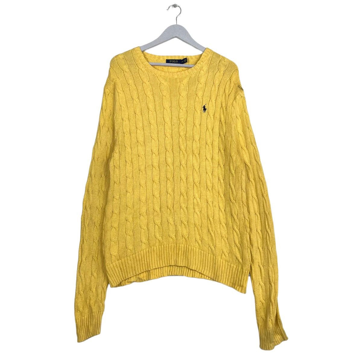 Polo Ralph Lauren × Vintage 💥 POLO RL KNIT LOOSE SLEEVE CREWNECK SWEATSHIRT Size US L / EU 52-54 / 3 - 1 Thumbnail