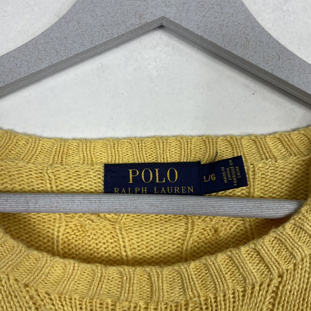 Polo Ralph Lauren × Vintage 💥 POLO RL KNIT LOOSE SLEEVE CREWNECK SWEATSHIRT Size US L / EU 52-54 / 3 - 10 Thumbnail