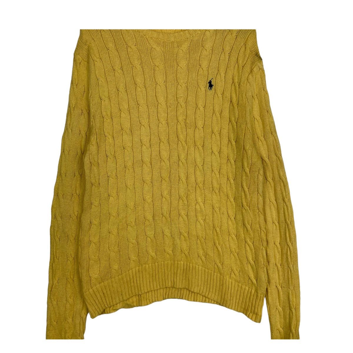 Polo Ralph Lauren × Vintage 💥 POLO RL KNIT LOOSE SLEEVE CREWNECK SWEATSHIRT Size US L / EU 52-54 / 3 - 6 Thumbnail