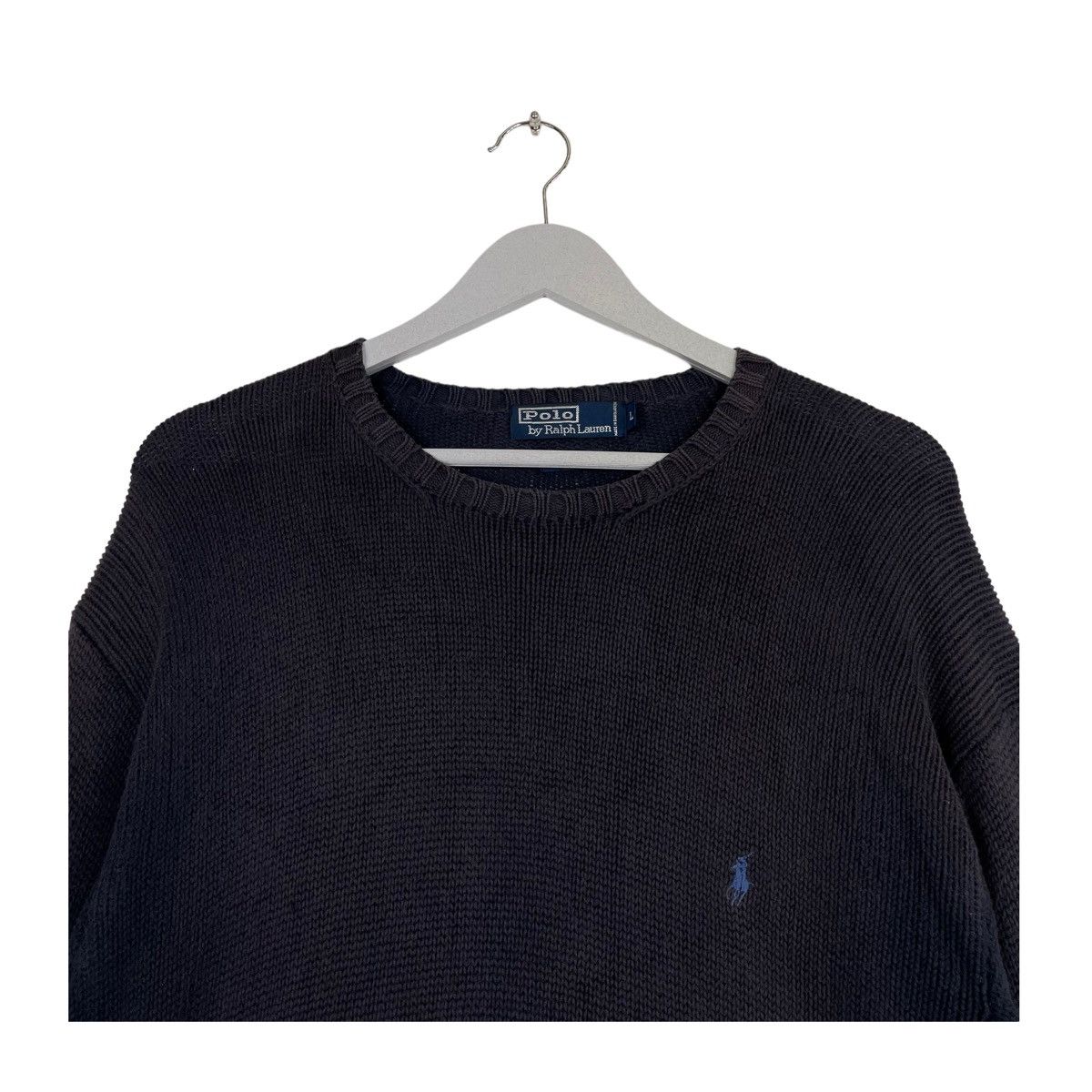 Polo Ralph Lauren × Vintage 💥POLO RL KNIT BAGGY SWEATER LOOSE SLEEVE STYLE Size US L / EU 52-54 / 3 - 4 Thumbnail