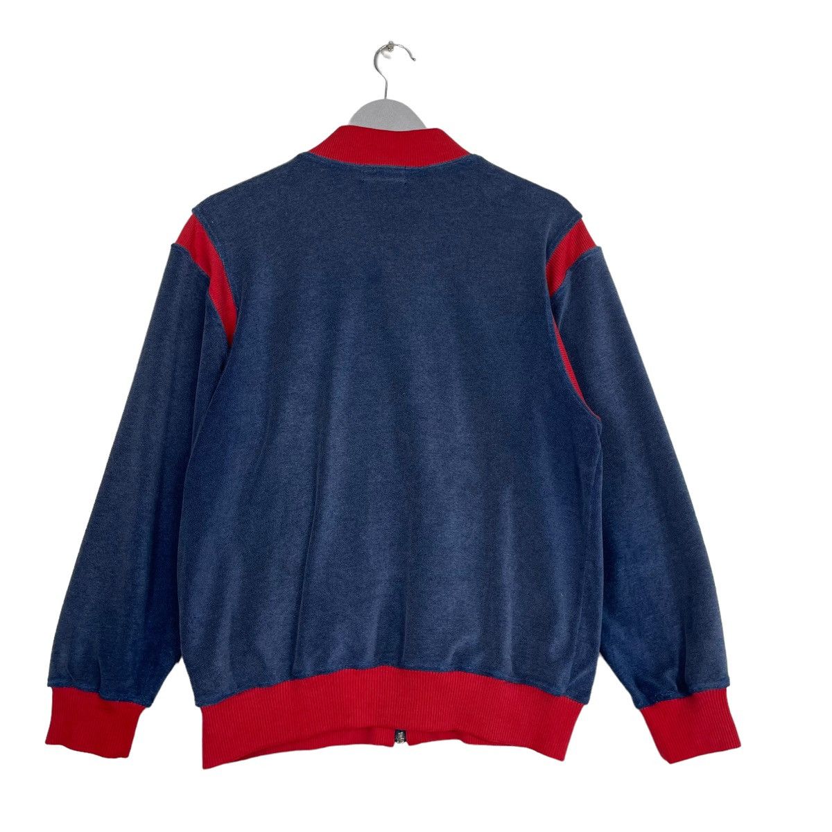 New York Yankees × Vintage 💥70s NY YANKEES MLB VELVET ZIPPER SWEATER Size US S / EU 44-46 / 1 - 7 Thumbnail