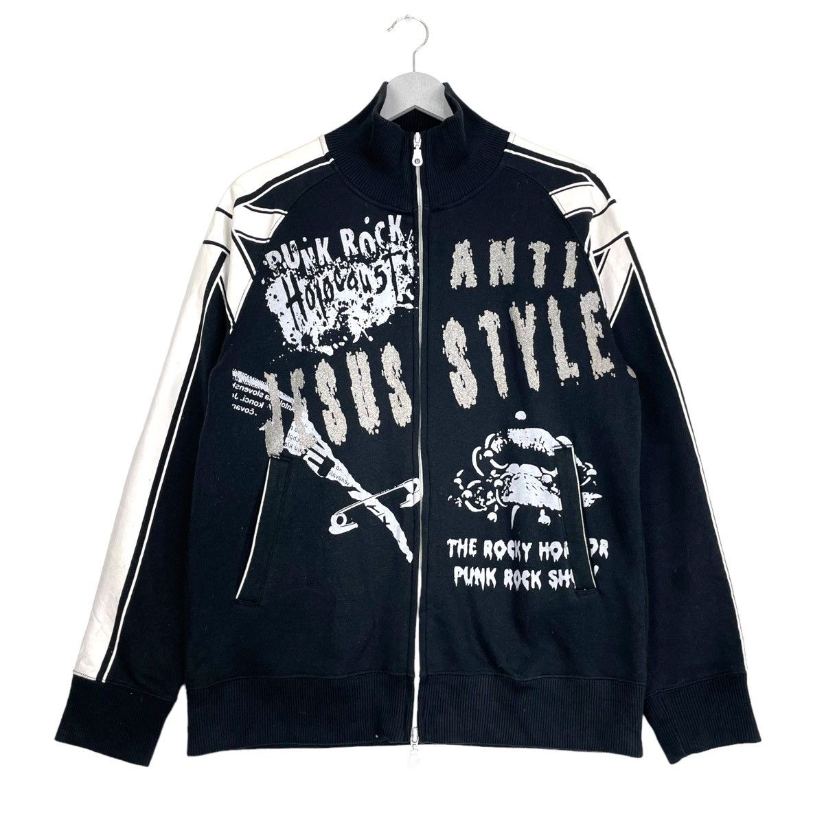 Hysteric Glamour × Japanese Brand × Seditionaries 💥PUNK ROCK JAPANESE MADNESS DESIGN ZIPPER SWEATER Size US M / EU 48-50 / 2 - 1 Thumbnail