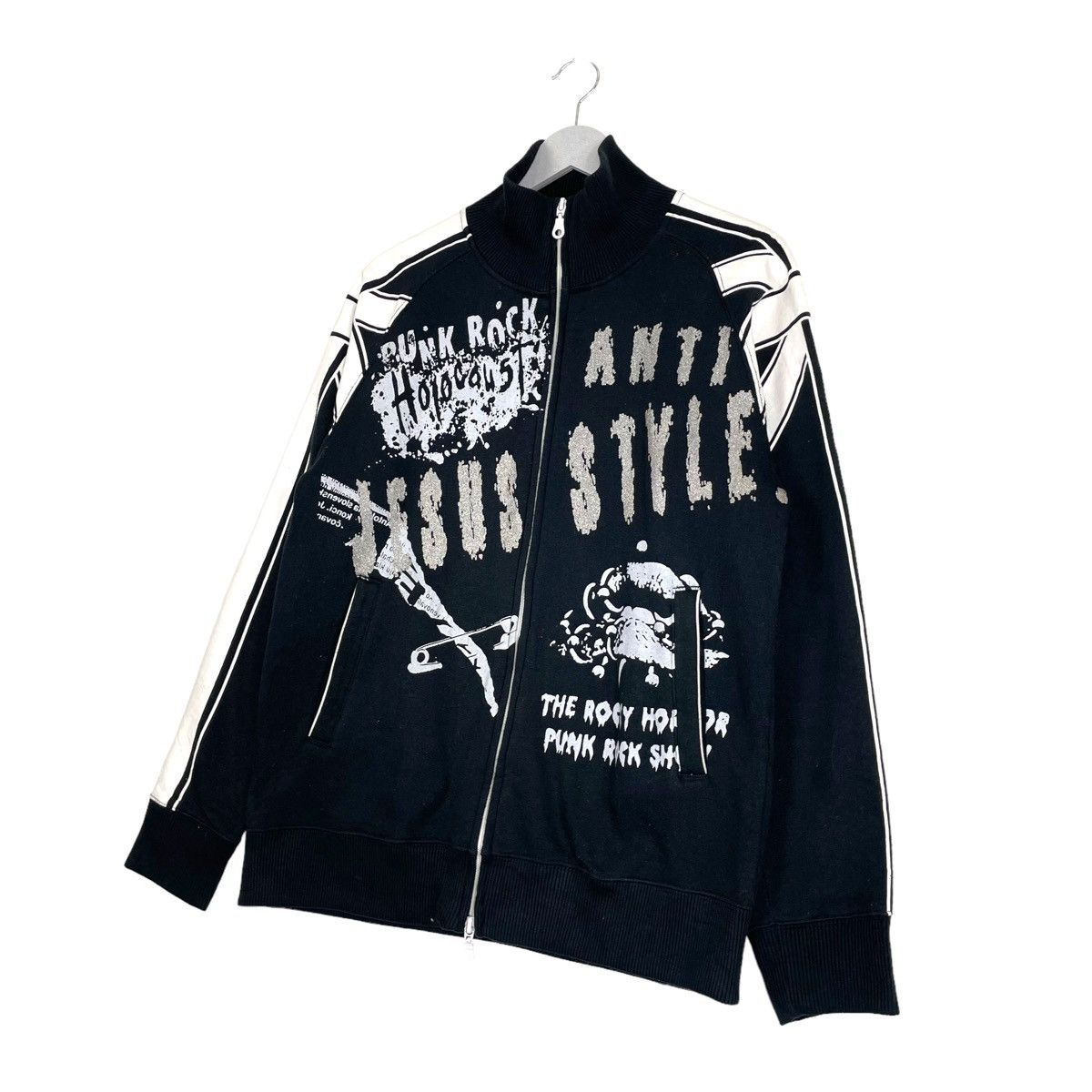 Hysteric Glamour × Japanese Brand × Seditionaries 💥PUNK ROCK JAPANESE MADNESS DESIGN ZIPPER SWEATER Size US M / EU 48-50 / 2 - 2 Thumbnail