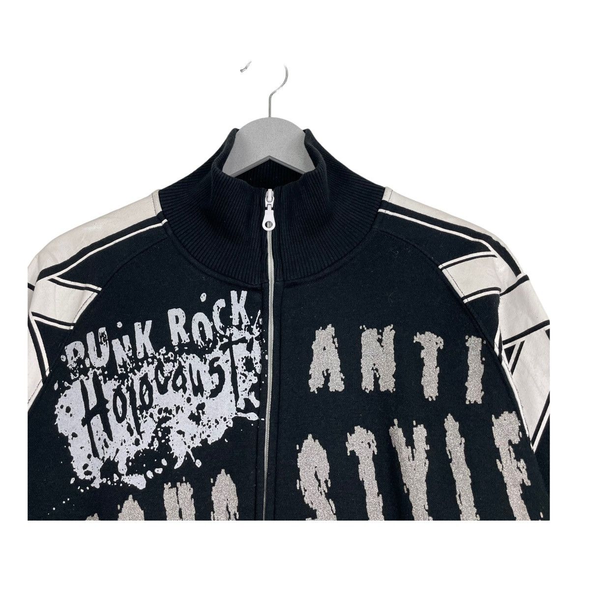 Hysteric Glamour × Japanese Brand × Seditionaries 💥PUNK ROCK JAPANESE MADNESS DESIGN ZIPPER SWEATER Size US M / EU 48-50 / 2 - 4 Thumbnail