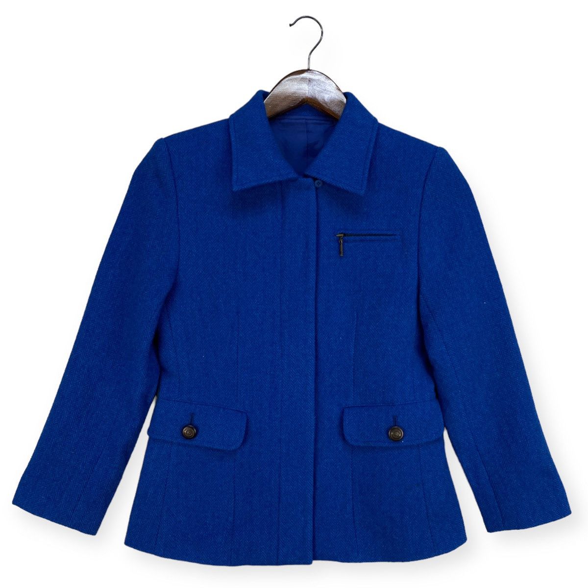 Burberry Vintage Burberrys Blue Jacket Size ONE SIZE - 2 Thumbnail